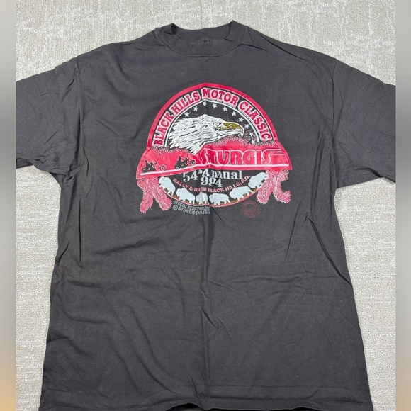 Vintage 1994 Sturgis Black Hills Motorcycle Rally Single Stitch T-Shirt Size XL - Picture 2 of 9